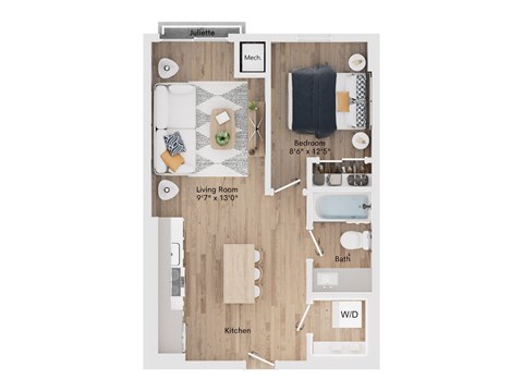 10146 123 Street NW 1-3 Beds Apartment for Rent - Photo Gallery 16